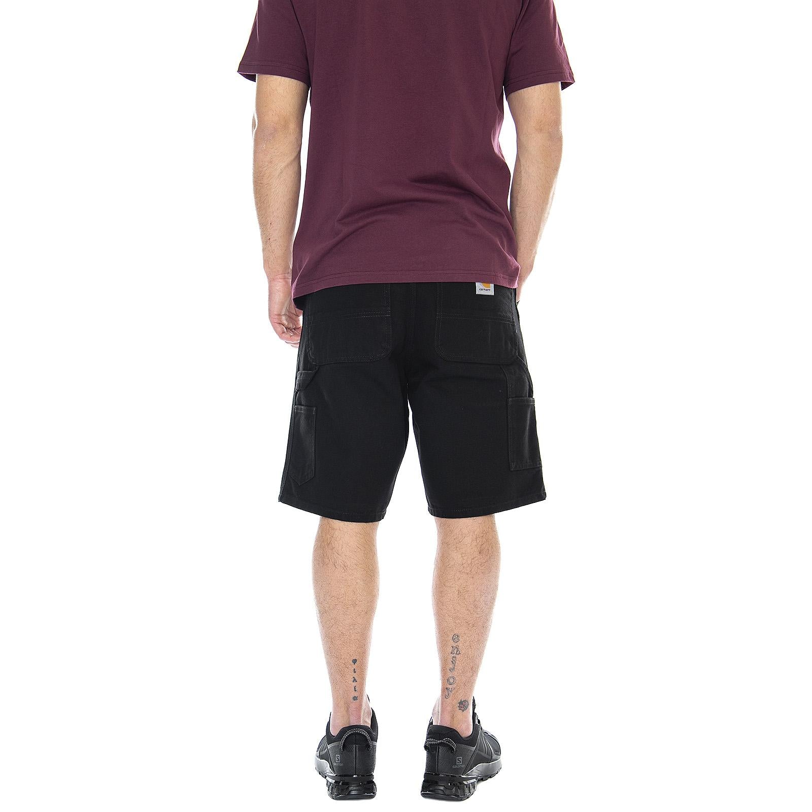 M' Single Knee Short Black - Bermuda Uomo Neri I027942.89.02.00  CARHARTT WIP 