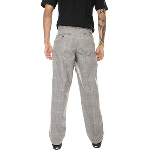 Bakerhill Pleated Pant Dark Brown - Pantaloni Uomo Marroni / Multicolore DK0A4XZKDBX1  DICKIES 