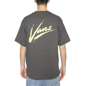 Dettori Loose SS Asphalt / Shadow Lime - Maglietta Girocollo Uomo Grigia VN000K42EBA1  VANS 