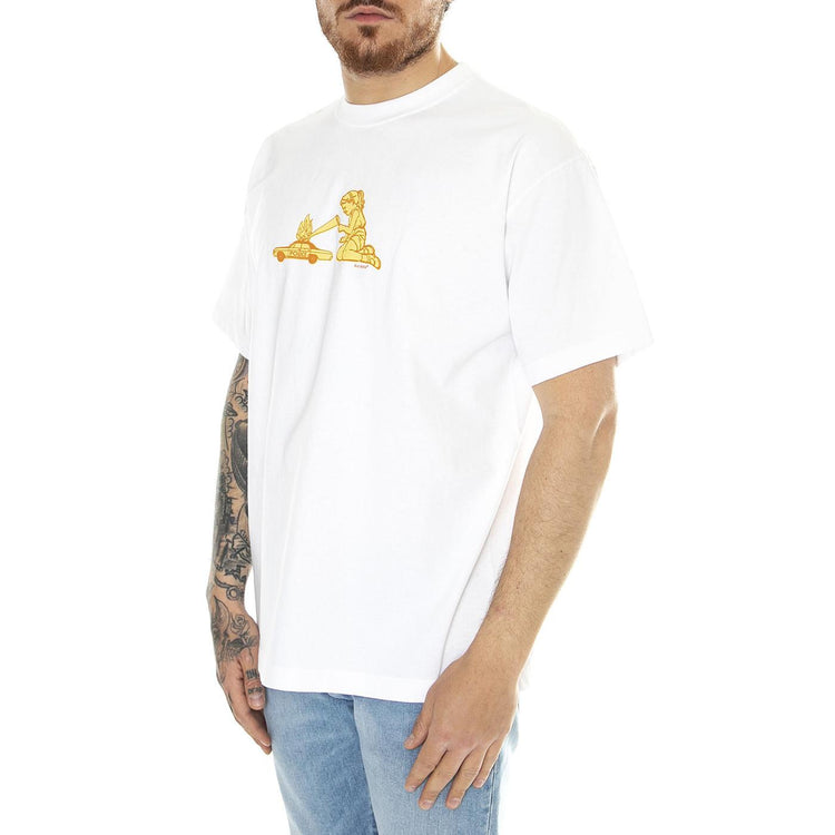 Playtime S/S Tee White - Maglietta Girocollo Uomo Bianca TS02181-WHITE  HUF 