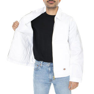 Ol x Dickies Workshop Jacket White - Giacca Estiva Uomo Bianca DK0A4Y2EWHX1  DICKIES 