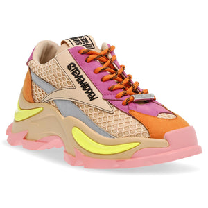 Zoomz Nat / Org - Scarpe Stringate Profilo Basso Donna Multicolore SMPZOOMZ-NAT  STEVE MADDEN 