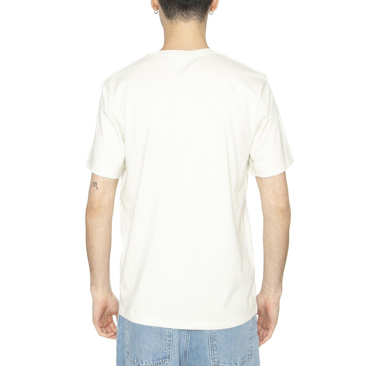Sign Off Tee Vintage White - Maglietta Giorocollo Uomo Beige 112351234 WHT WRANGLER 