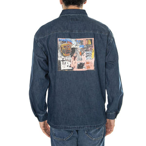 JMB LS Denim Workshirt Mid Light Shad Blue - Camicia Denim Jeans Uomo Blu 112359230  LEE 