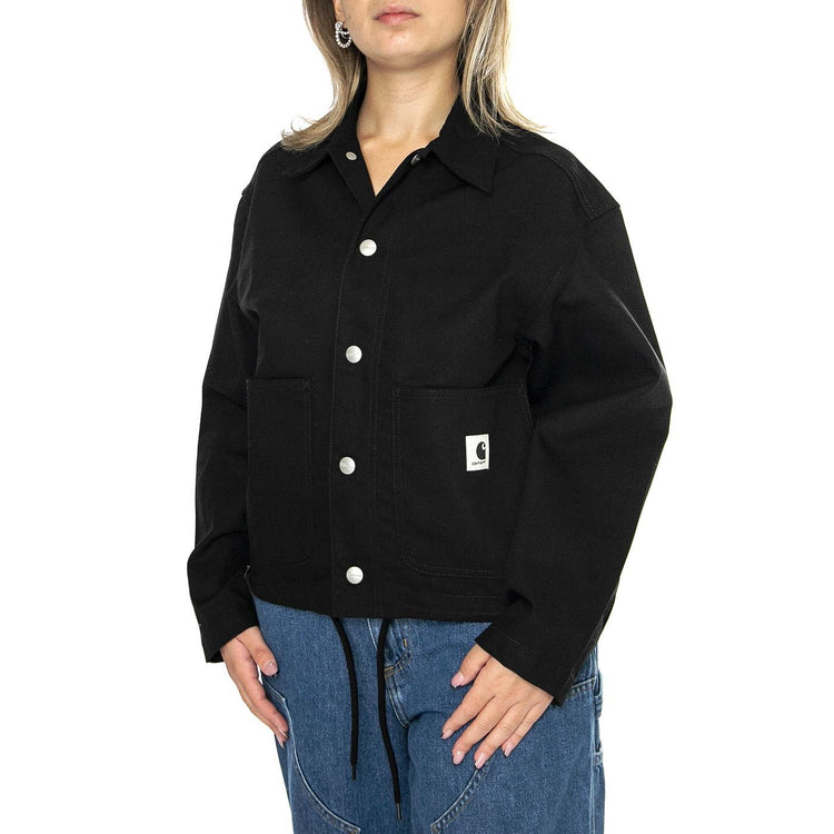 W' Simple Shirt Jac Black rigid - Giacca Donna Nera I033776.8901  CARHARTT WIP 