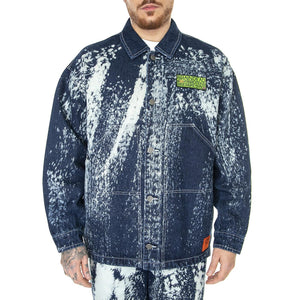 BD x DICKIES Gardening Jacket Bleached Denim - Giacca Uomo Blu Denim / Multicolore DK0A4YCQE971  DICKIES 