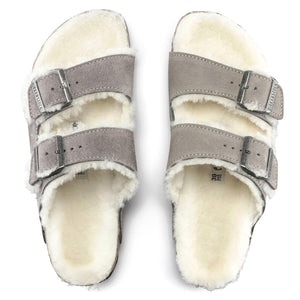 Arizona Shearling - Sandali Donna Grigi - Calzata Stretta 1017403 . BIRKENSTOCK 