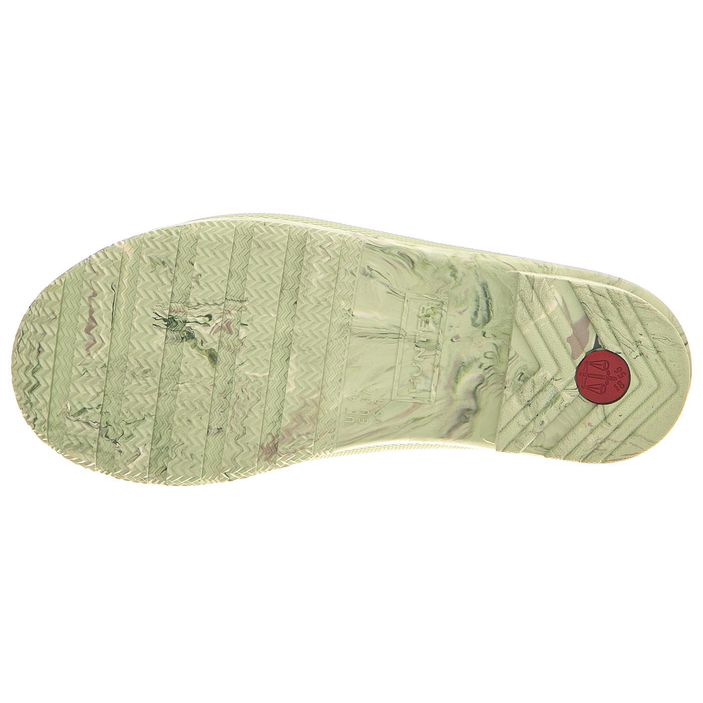 Original Chelsea Boot Marble Muffled Green - Stivaletti Donna Verdi HUSWFS2257RMA-MMF  HUNTER 