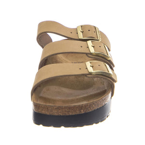Florida Platf sandcastle, Nubuck Leather - Sandali Donna Beige 1029760  BIRKENSTOCK 