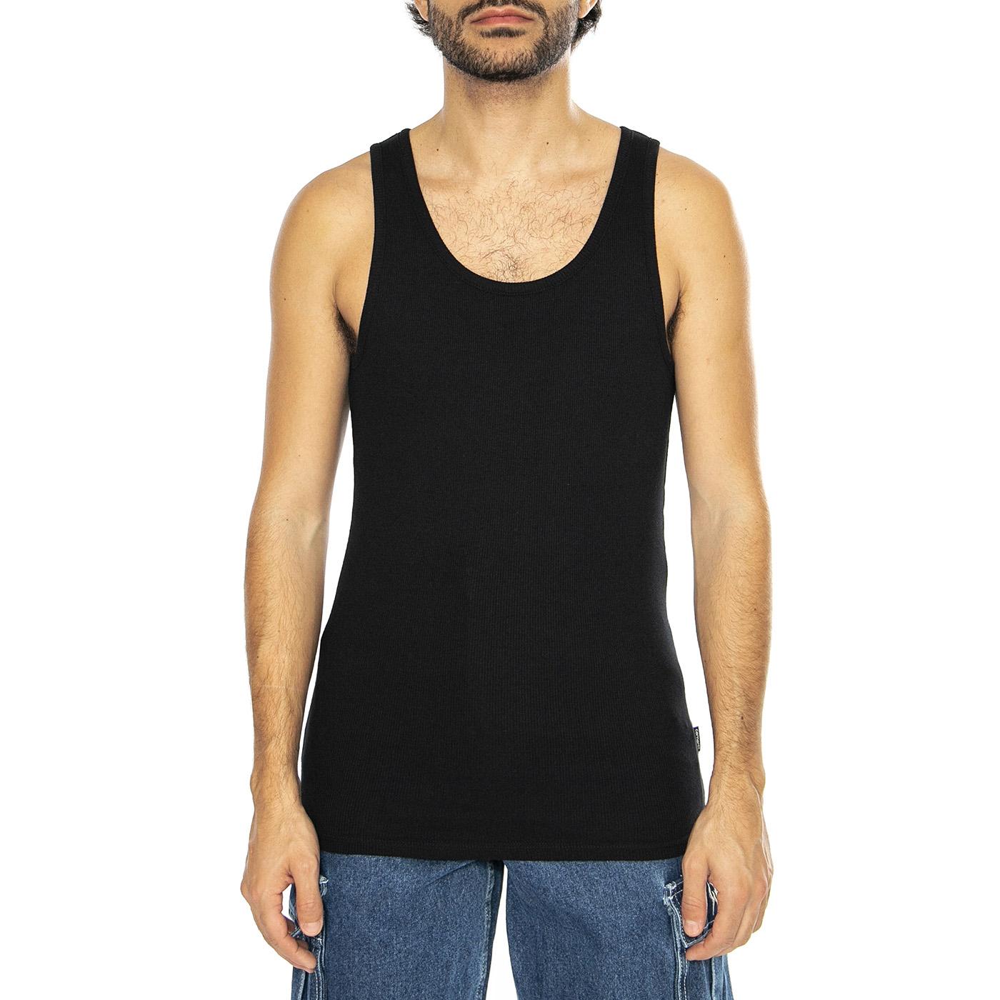 A-Shirt Black + Black - Confezione da Due Canotte Uomo Nere I033227.933XX  CARHARTT WIP 