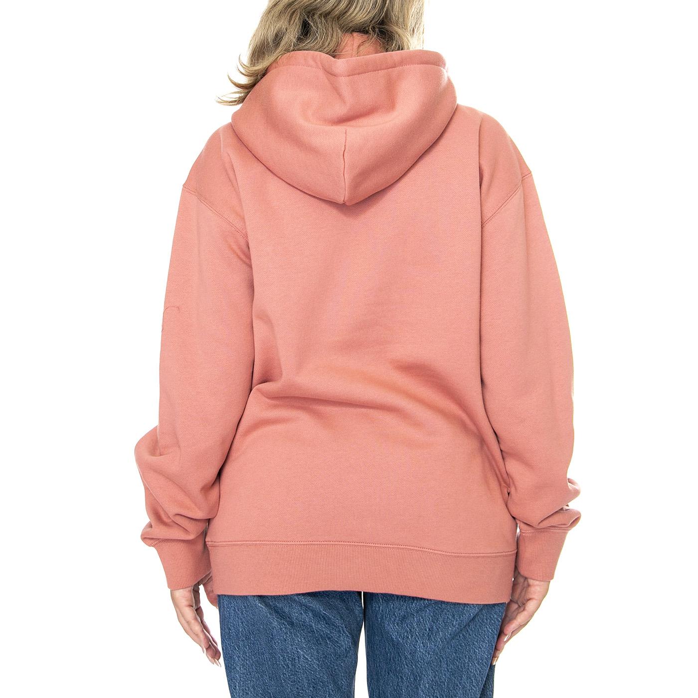 W' Hooded Carhartt Sweatshirt Dusty Rose / Moonbeam - Felpa con Cappuccio Donna Rosa I033648.2D8XX  CARHARTT WIP 