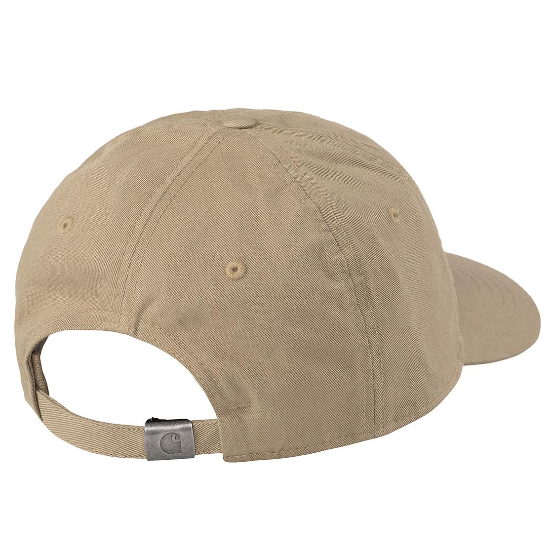 Madison Logo Cap Leather / Black - Cappellino con Visiera Beige I023750-0DKXX  CARHARTT WIP 