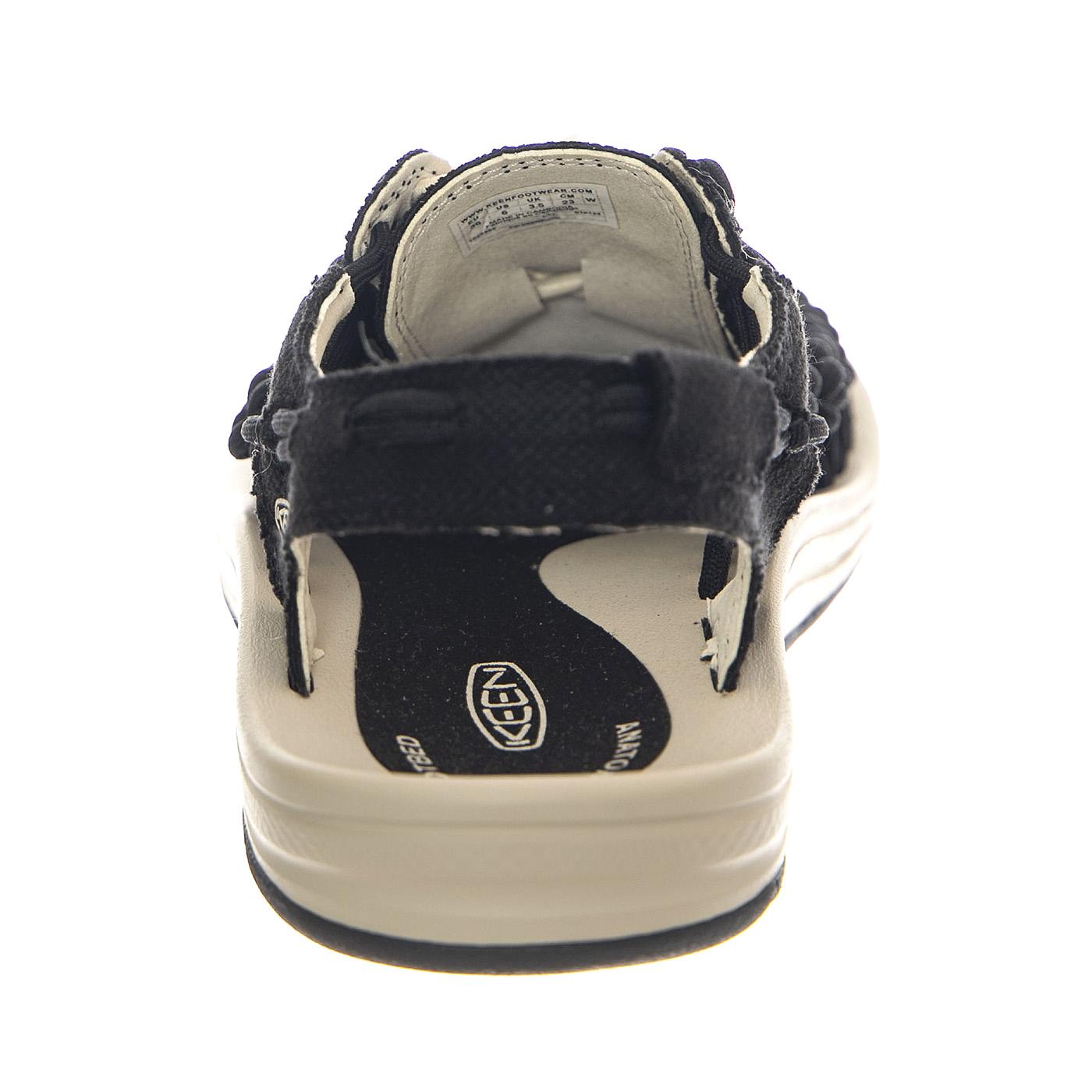 Uneek Canvas W-Black / Birch - Sandali Donna Neri 1028565  KEEN 
