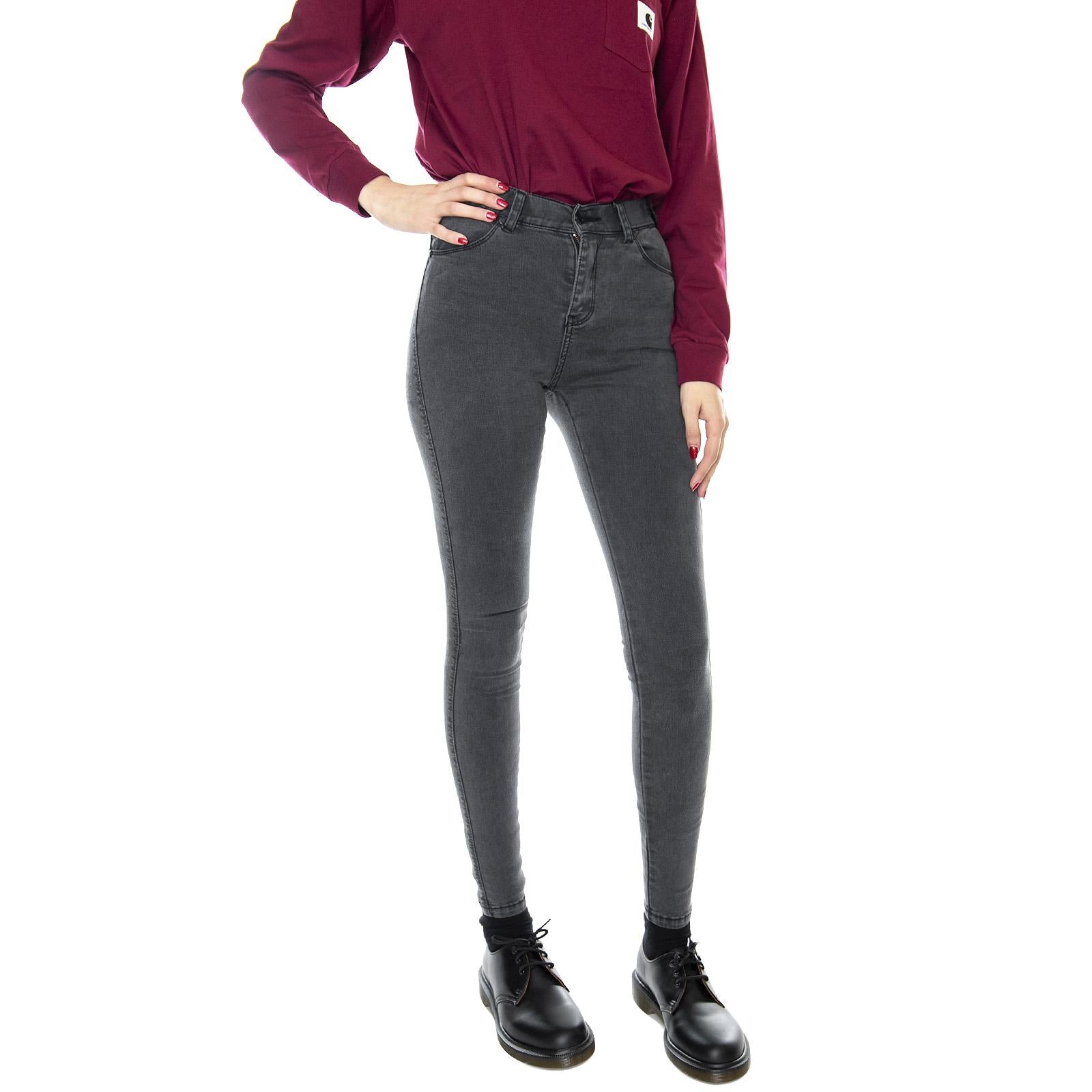 Lexy Denim Jeans - Grey Lush - Denim Jeans Donna Grigi 1510111-B56  DR. DENIM 