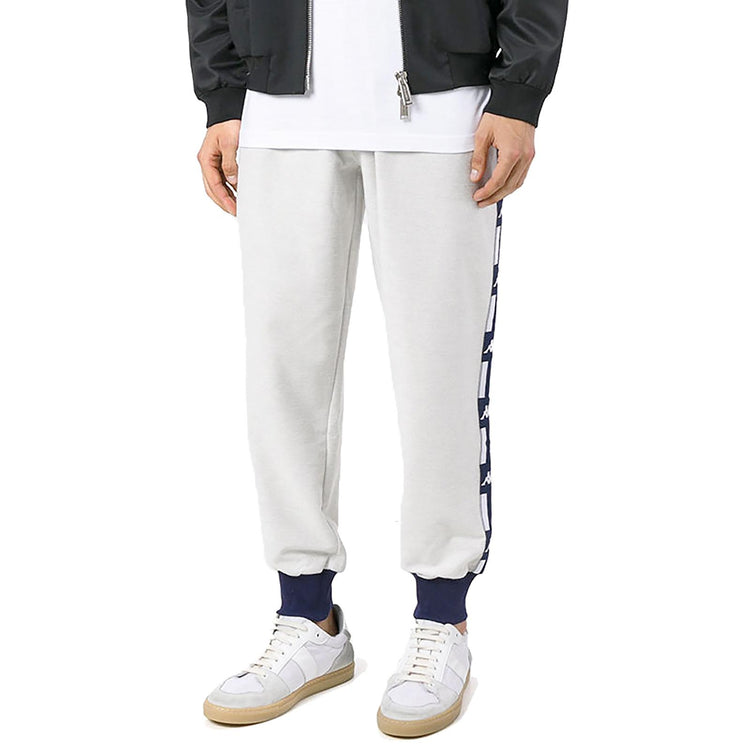 La French Terry Reverse Pants - Light Grey Melange - Pantalon Uomo Grigi 303R4P0-D00S  KAPPA 