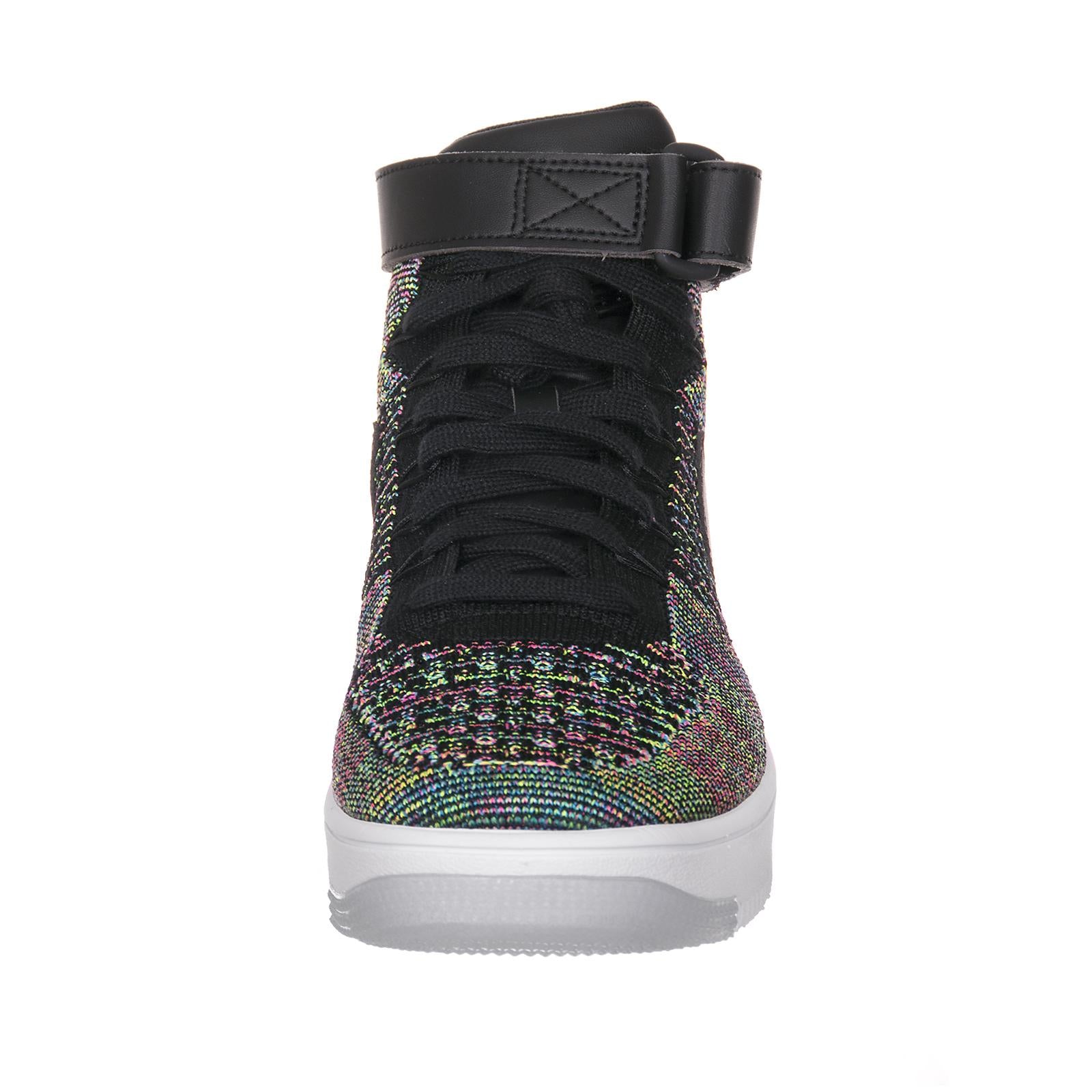 NIKE AF1 ULTRA FLYKNIT MID PINK BLAST BLACK WHITE 86096_4  NIKE 