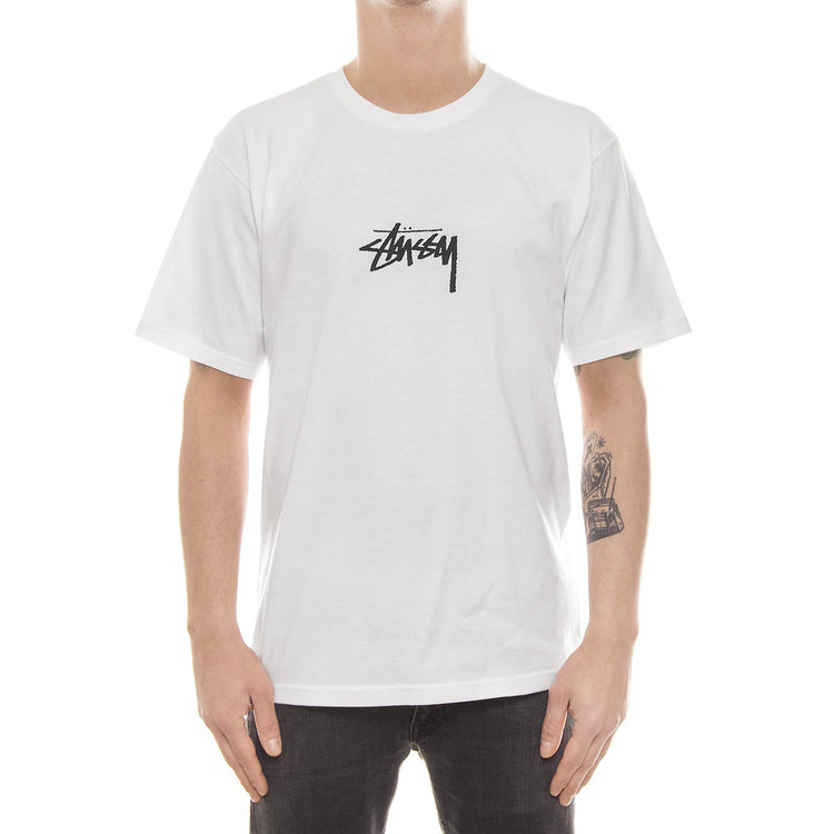 STOCK TEE WHITE 1904026-WHITE  STUSSY 