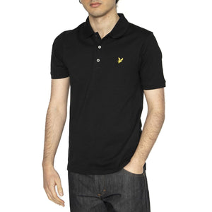 Mens Plain Polo Shirt Jet Black - Polo Uomo Nera SP400VOG-Z865  LYLE & SCOTT 