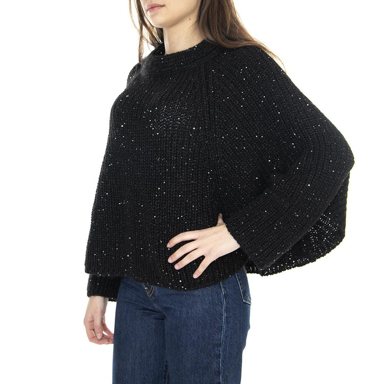 021SD53060 - Maglione Donna Nero Diamante 021SD53060 -S3000  ALESSIA SANTI 