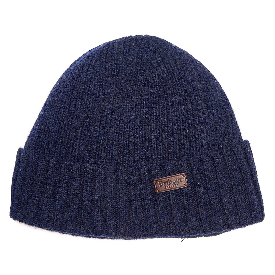 Carlton Beanie Navy - Cappellino a Cuffia Blu Scuro FW22-MHA0449-NY31  BARBOUR 
