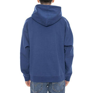 Obey Half Icon Fleece Limoges -- Felpa Girocollo Uomo Blu 112843911 LMS OBEY 