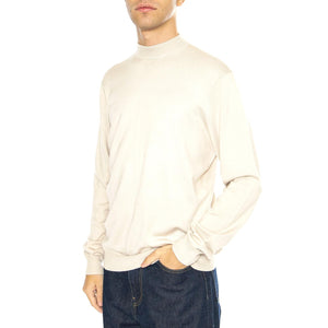 Onswyler Life Reg 14 LS Mock Knit - Maglione Mezzocollo Uomo Beige 22027562  ONLY & SONS 