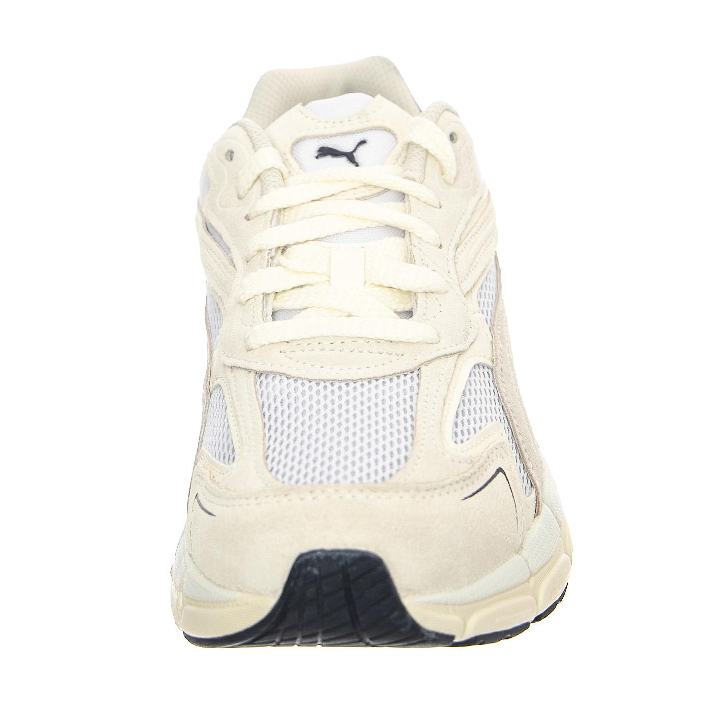 Teveris Nitro Warm White / Parisian Night - Scarpe Stringate Profilo Basso Uomo Bianche 388774-10  PUMA 