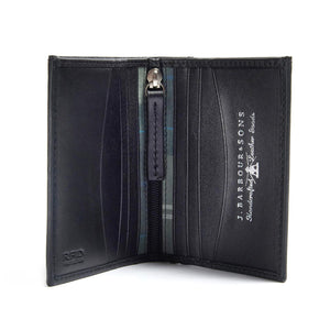 Colwell Small Billford Wallet Carbon - Portafogli Nero MLG0012-GY91  BARBOUR 