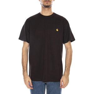 S/S Chase T-Shirt Tobacco / Gold - Maglietta Girocollo Uomo Marrone I026391.00WXX . CARHARTT WIP 
