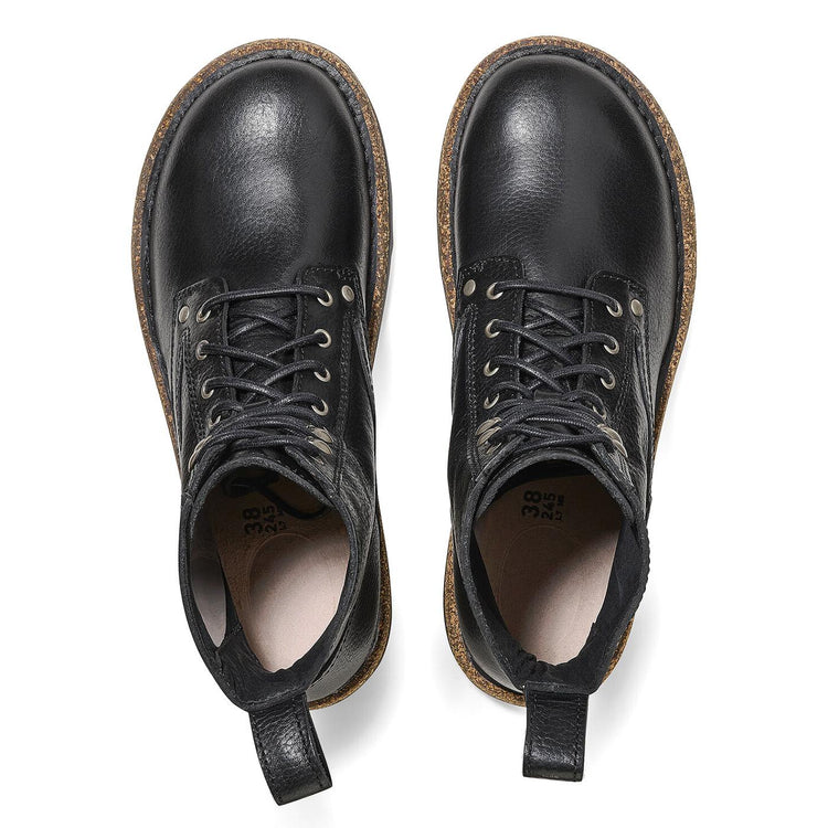 Bryson Men Black Natural Leather Grained Boots - Stivaleti Uomo Neri 1025189  BIRKENSTOCK 