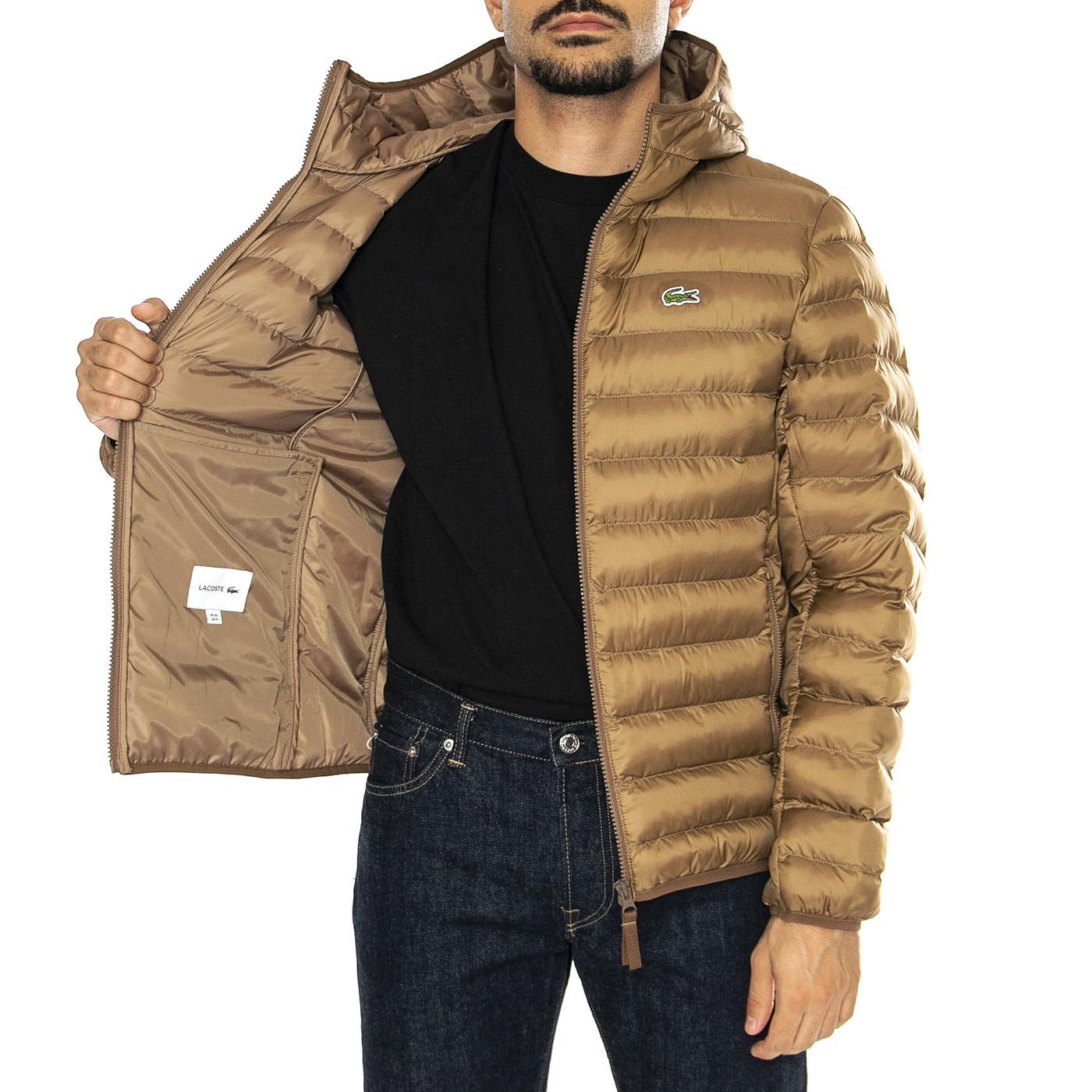 Blusone BH2909-SIX Brown - Giacca con Cappuccio Uomo Marrone BH2909-SIX  LACOSTE 