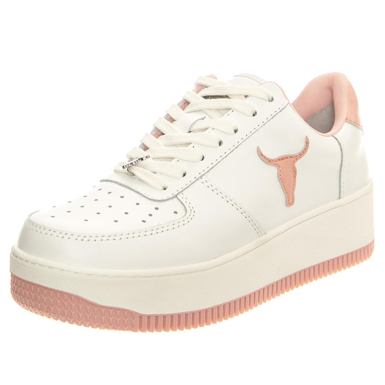 Recharge White + Blossom Leather - Scarpe Donna Bianche WSPRECHARGE-WHIBLO  WINDSOR SMITH 