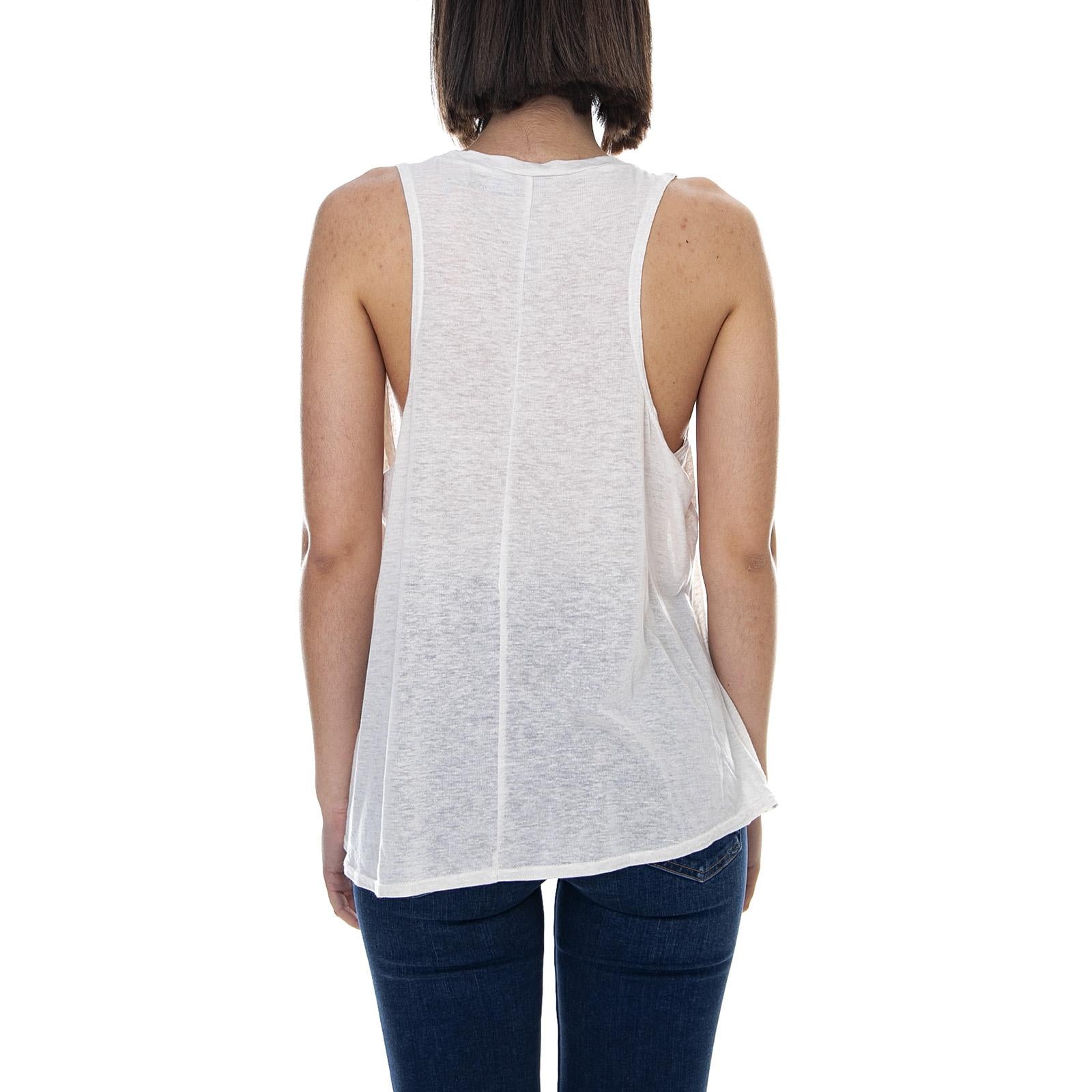 Wm Timeless Muscle - White Sand - Canotta Donna VA31Q23PN  VANS 