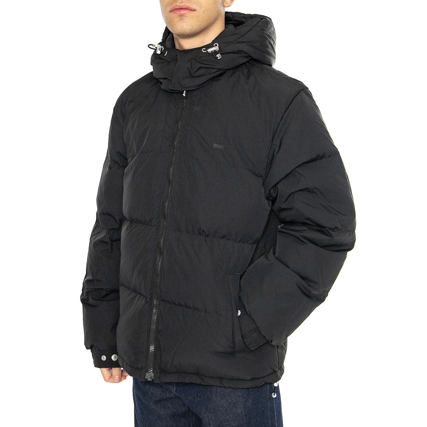 Rockridge Short Puffer Jet Black - Giacca con Cappuccio Uomo Nera A8557-0000  LEVIS 