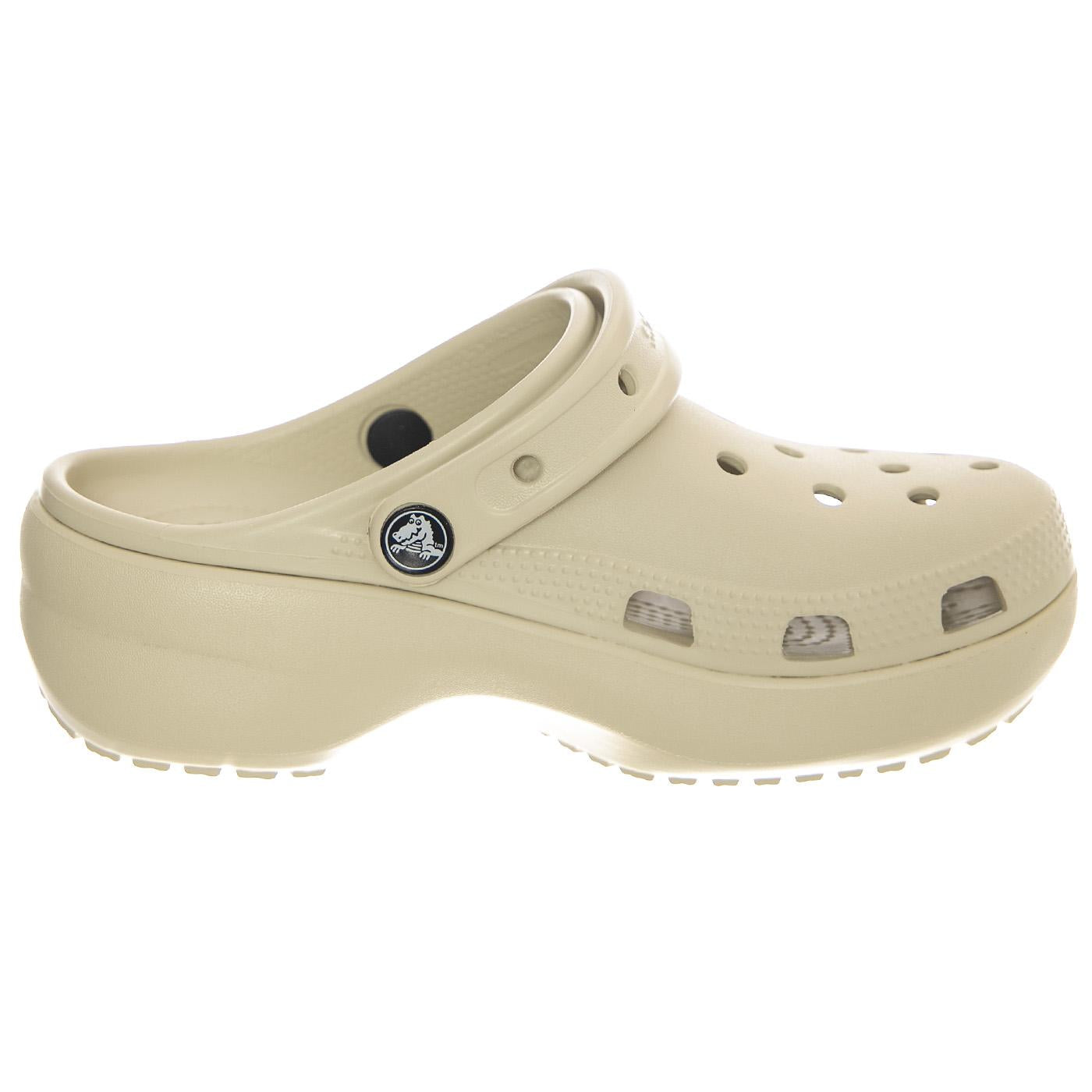 W' Classic Platform Clog Bone - Sandali Donna Beige CR.206750-BONE  CROCS 