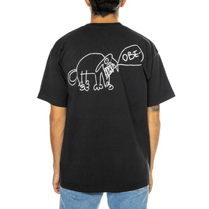 Obey Angry Dog Heavy Wight Tee Vintage Black - Maglietta Girocollo Uomo Nera 166913913-VBL  OBEY 