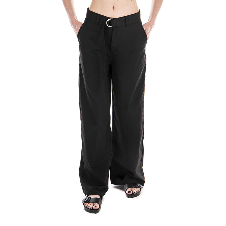 GRETCHEN WIDE LEG TROUSER BLACK 216061-BLACK  STUSSY 