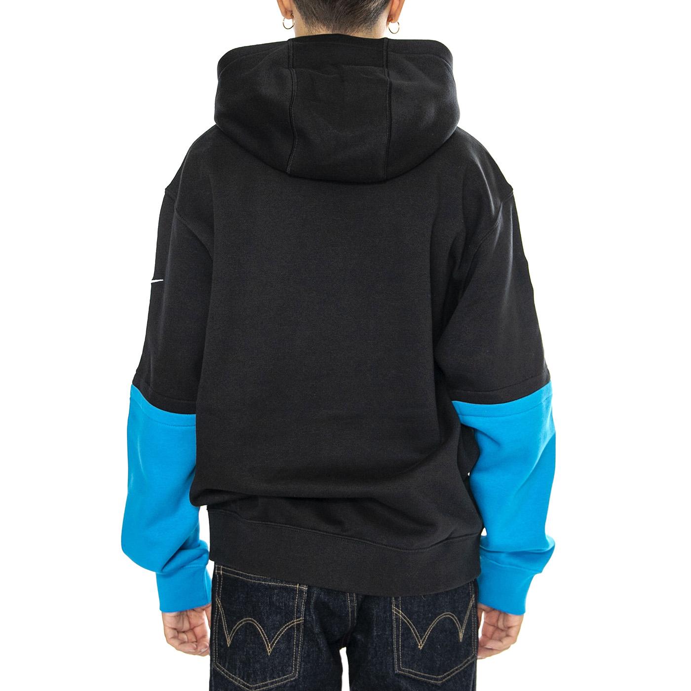 Nike Club Hoodie Black / Multi - Felpa Uomo Nera 02F2-092N-9D-87G  NIKE 