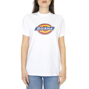 W' Icon Logo Tee White - Maglietta Girocollo Donna Bianca DK0A4XCAWHX1  DICKIES 