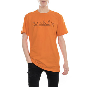 HOOKAH TEE ORANGE 18SITS74-ORA  IUTER 