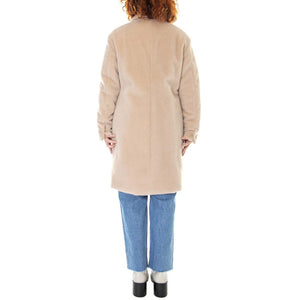 Coat 021SD35006 - Cappotto Donna Rosa / Champagne 021SD35006 -S2285 . ALESSIA SANTI 