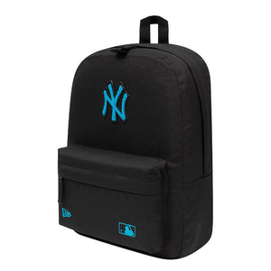 MLB Applique Stadium Bag New York Yankees Black / SW Blue - Zaino Nero 60503782  NEW ERA 