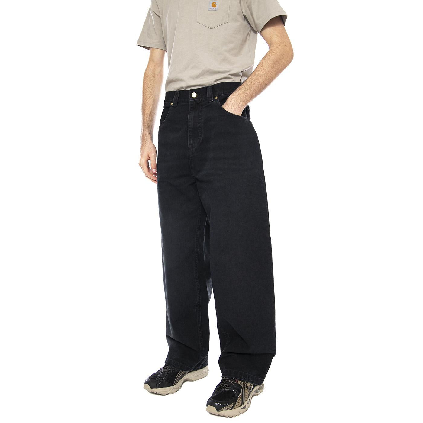 Brandon Pant Black - Pantaloni Uomo Neri I036311 89B7 CARHARTT WIP 