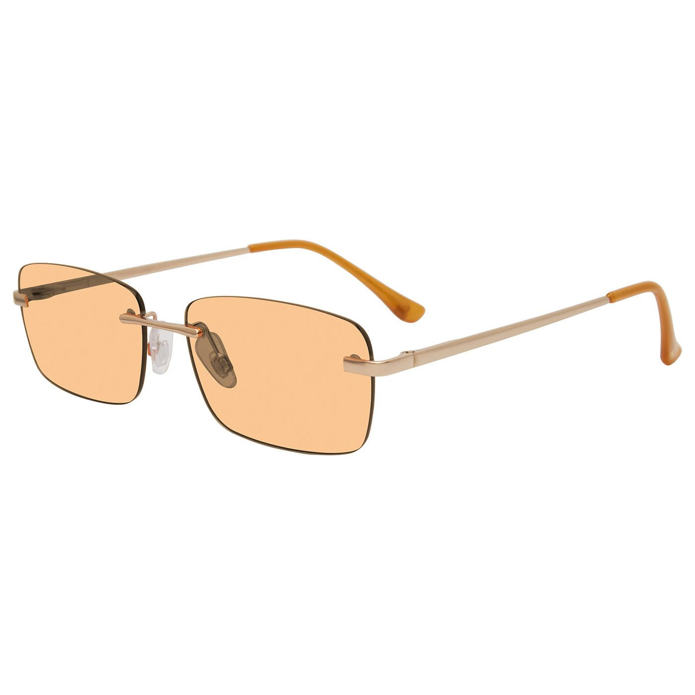 Caden Shiny Gold / Milky Orange / Solig Orange - Occhiali da Sole Oro / Arancione SMAX17296  STEVE MADDEN 