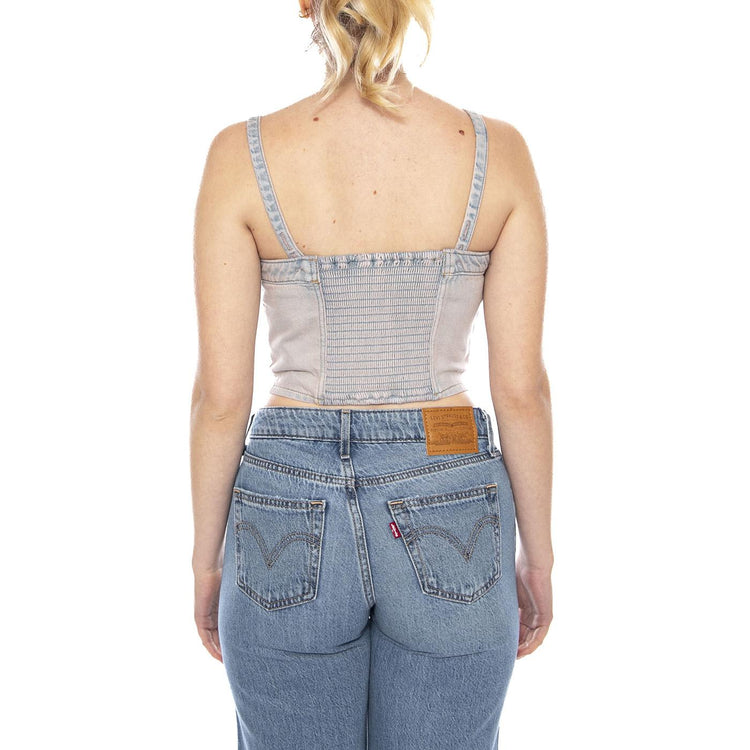 Denim Tube - Rose Up Top - Bandeau Top Donna 005NO 0002 LEVIS 