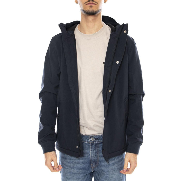 Farah Brydon Softshell - Giacca Invernale Uomo con Cappuccio True Navy F4RFF030 412 FARAH 