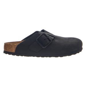 BOSTON WB NUBUCK LEATHER NARROW FIT BLACK - Sandali Uomo / Donna Neri 1031575 BLK BIRKENSTOCK 