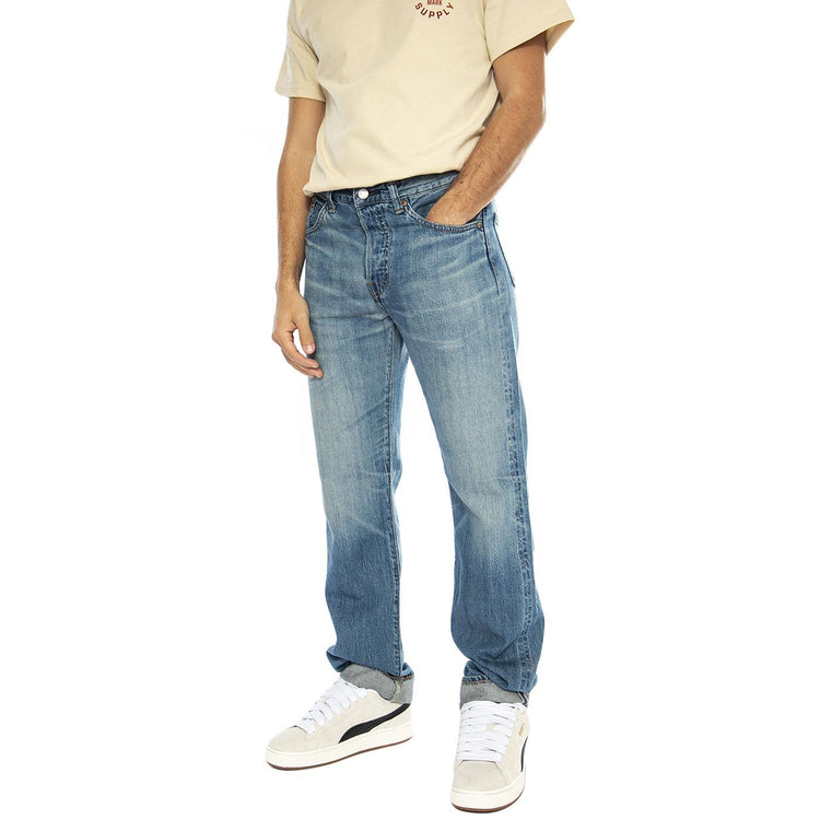 Loose Straight Light Used - Pantaloni Denim Jeans Uomo Blu I033518.01.5J.32  EDWIN 