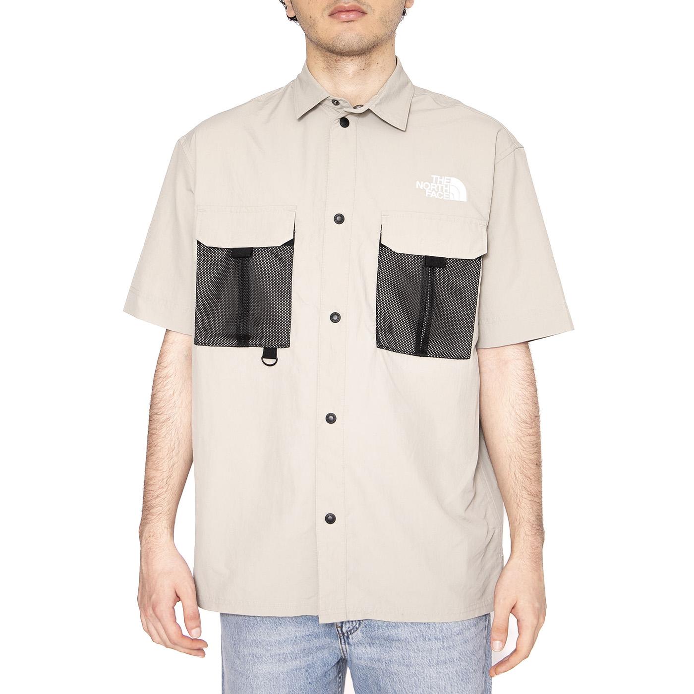 Unisex Nse Summer Shirt - Camicia Maniche Corte Uomo Grigia NF0A8BK11I41  THE NORTH FACE 