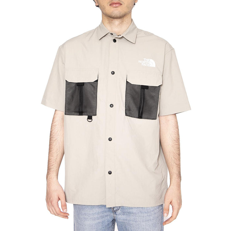 Unisex Nse Summer Shirt - Camicia Maniche Corte Uomo Grigia NF0A8BK11I41  THE NORTH FACE 